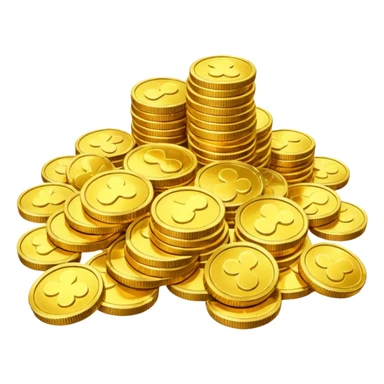 Dragon Hoard pile of gold without the dragon  sticker