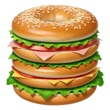 Bagel Sandwich sticker