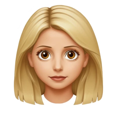 Sarah Michelle Gellar with hazel eyes sticker