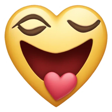 Heart with kiss sticker