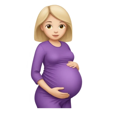 A girl pregnant full body, please. sticker