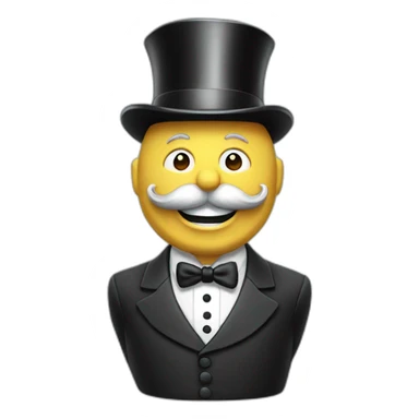 mr monopoly sticker