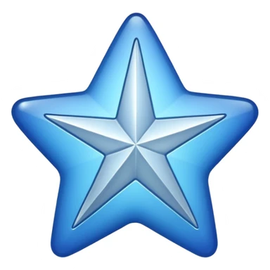 generate a instagram blue tick emoji with a white tick in between a star having 11 points and sticker