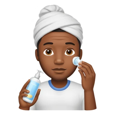 Baby oil and lotion black man sticker