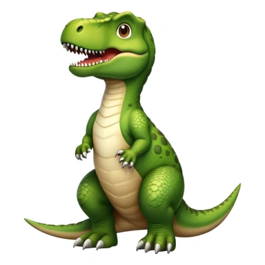 Dog on a Trex sticker