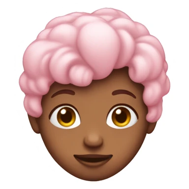 Light baby pink heart  sticker