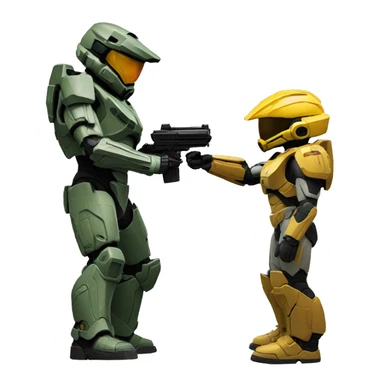 Master chief vs convenant sticker