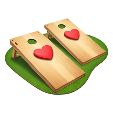 Cornhole board sticker