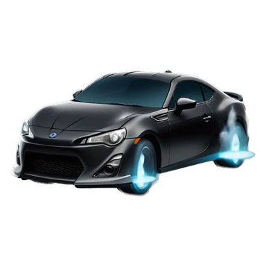 Fr-s Haunted Darth Vader’s ice cube race car with bright white headlights and glowing light saber bumpers  sticker