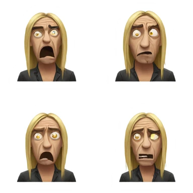 iggy pop afraid sticker