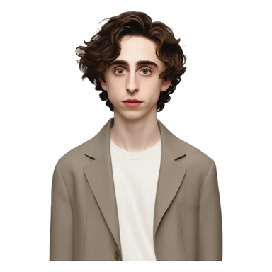 24	Feminine Timothee Chalamet	Androgynous short hair, thrift store fashion	British, actor, artsy	Artsy, philosophical, patient sticker