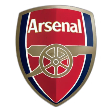 Arsenal football badge 2023 sticker