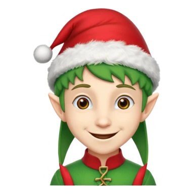 Christmas Elf sticker