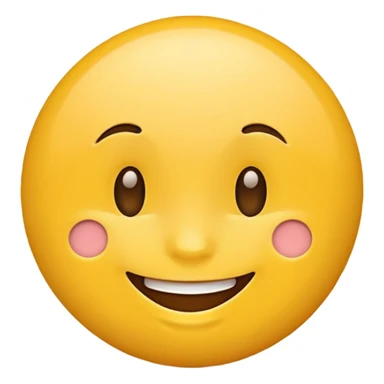 AI emoji icon, simple, cheerful sticker