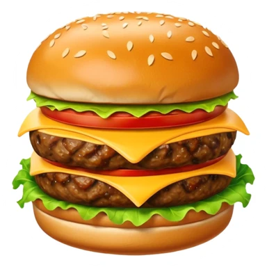 meatball burger sticker