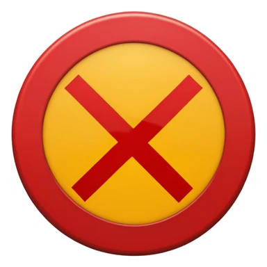 simbolo de prohibido  sticker