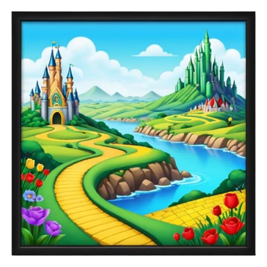 The Land of Oz sticker