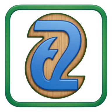 A sign that say 67 but I want the 67 blue and the outside green sticker