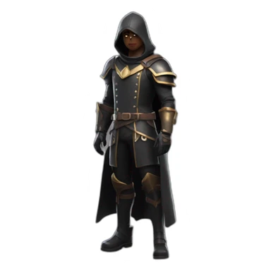 Fortnite-skin chevalier noir sticker