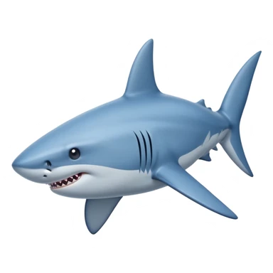 Shark blue sticker