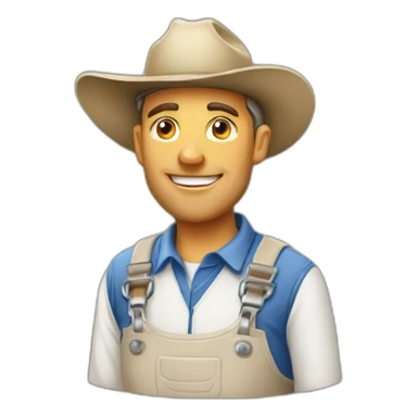 Dairy farmer sticker