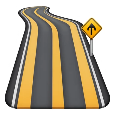 CARRETERA sin cuadro con vista de lado izquierdo  sticker