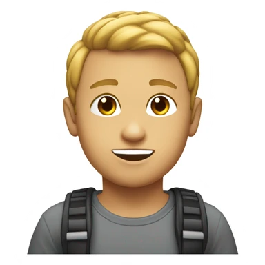 Make a boy with the words PVC on his tshirt sticker