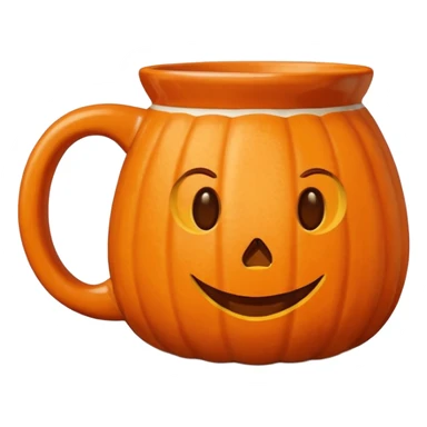 Pumpkin spice coffee Mug sticker
