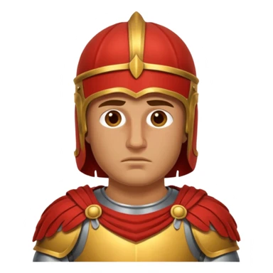 roman knight tired only head sticker