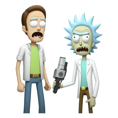Rick and Morty I’m in  sticker