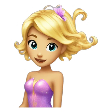 stella enchantix from winx club sticker
