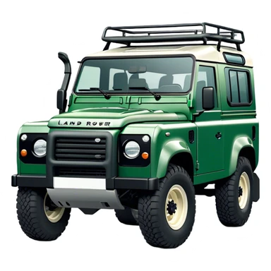 Land Rover Defender - Land Rover (Model Year: 2022) (Iconic colour: Green) sticker