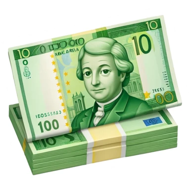 banconote euro 10 sticker