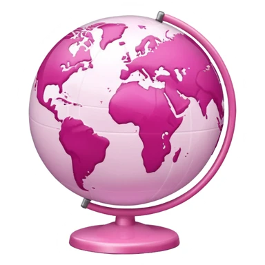 mix light pink dark pink and white girly globe with WWW in big letters under it.
It looks like an internet bar icon. sticker