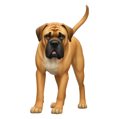 Bullmastiff Dog Breed Full Body sticker
