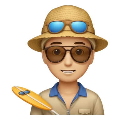 Me on the beach sticker