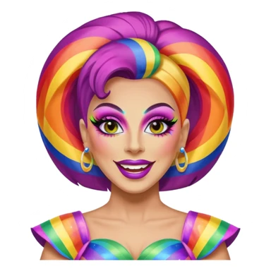 drag queen pride sticker