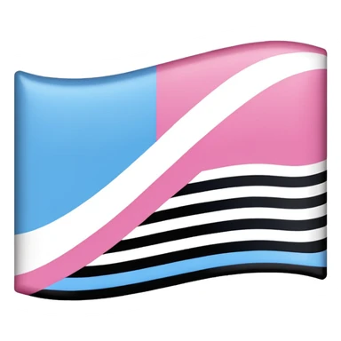 Anti trans flag sticker