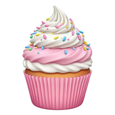 Pastel Pink Cupcake sticker