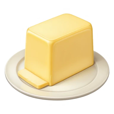 Big Butter on the white plate  sticker