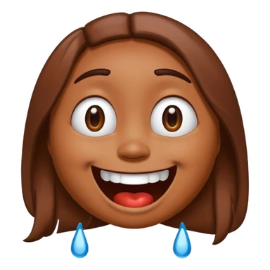 m&m laughing out loud with tears sticker