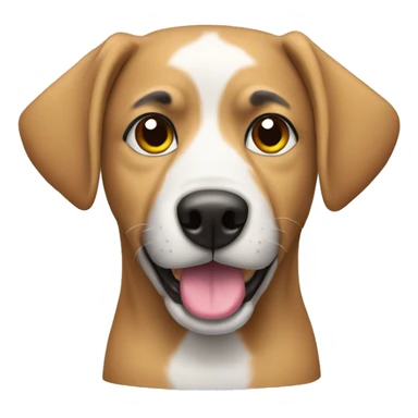 perro con audifonos sticker