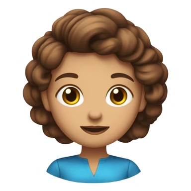 faz um emoji de uma menina ruiva de olho marrom e um menino moreno de olho azul se casando  sticker
