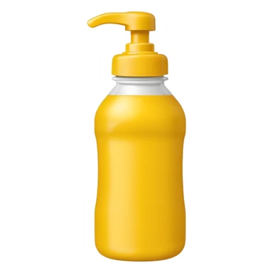 Mustard bottle sticker