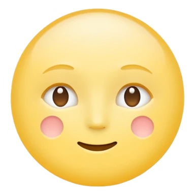 minimal flat emoji symbolizing insight or understanding,
soft glowing dot or gentle light shape,
warm pastel yellow tone,
calm intelligence aesthetic,
premium health app icon style,
transparent background,
vector illustration
 sticker