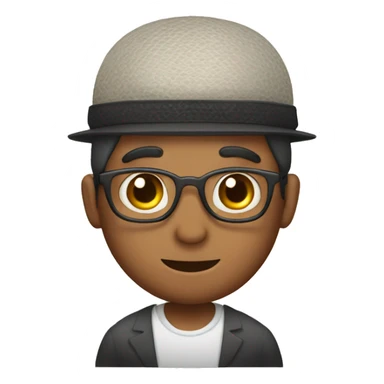 Jewish man wearing a kippah sticker