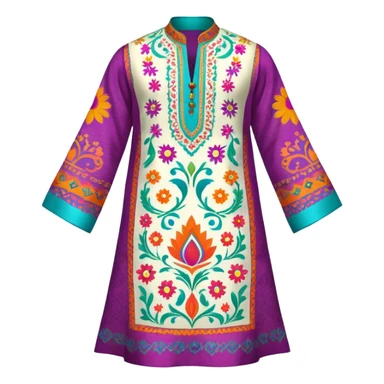 colorful kurta sticker