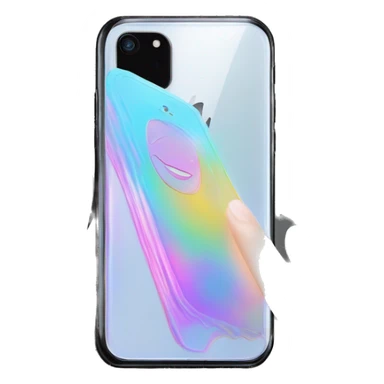 Balenciaga werable matte black touch design nfc holographic card sticker