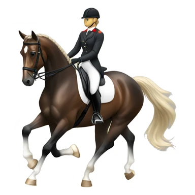 dressage horse  sticker