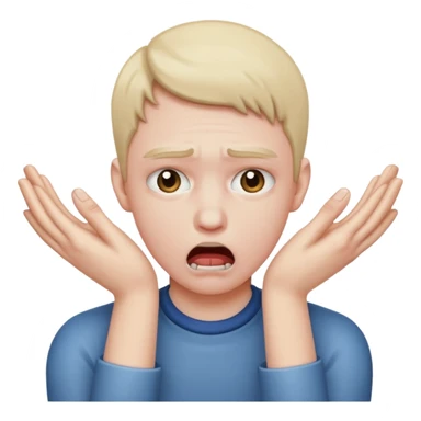 a person chocking themself with both hands  sticker